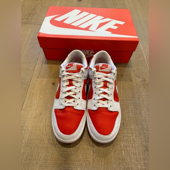 Nike Dunk Low Retro University Red/White - Picture 7 of 9